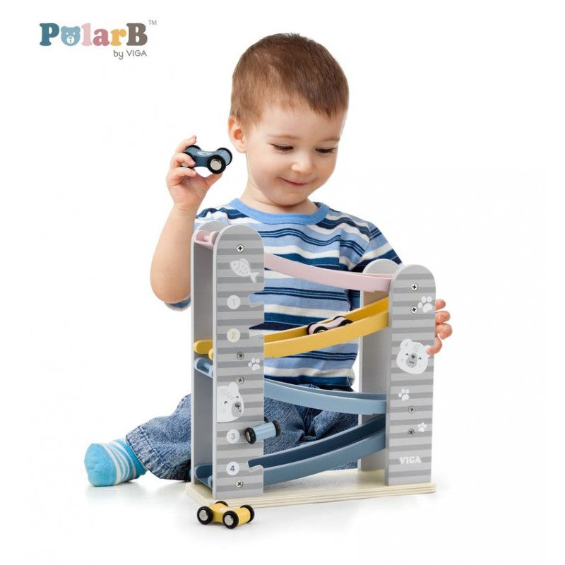 Pod zig zag cu masini, PolarB Viga